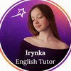 Логотип телеграм -каналу irynkaenglishtutor — Irynka | English Tutor💜