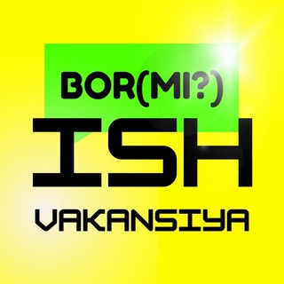 Telegram channel ISH BORMI? 🤔 logo