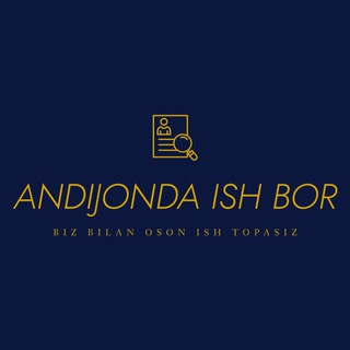 Telegram арнасының логотипі ishbor_andijonda — ANDIJONDA ISH BOR
