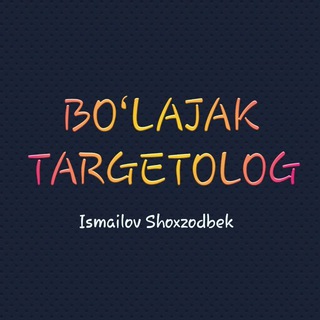 Telegram kanalining logotibi ismailov_shahzodbek — Ismaliov Shahzodbek