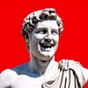 Логотип телеграм канала @istoria_russ — Исторический анекдот 💀😁