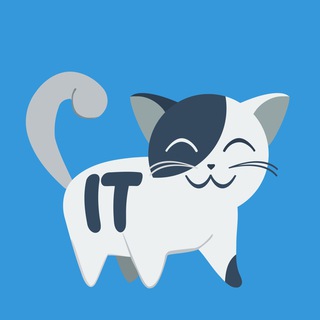 Логотип телеграм канала @it_cat — ИТ-кот
