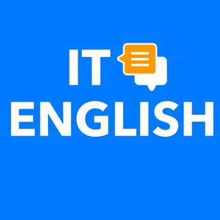 Логотип телеграм канала @it_english_blog — IT English