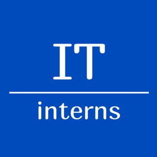 Логотип телеграм канала @it_interns — IT - стажировки и обучение