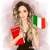 Логотип телеграм канала @italianinoneminute — Итальянский язык с Марией Доманиной ❤️