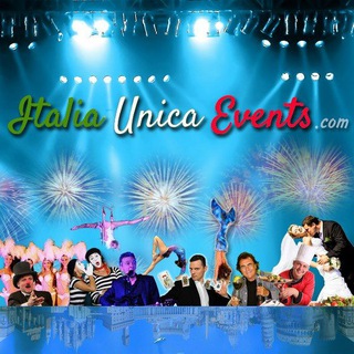 Логотип телеграм канала @italiaunicaevents — ItaliaUnicaEvents