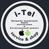 Логотип телеграм канала @itelserviceandshop — i-Tel service and shop