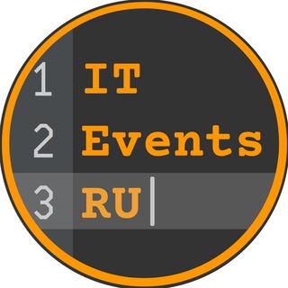 Логотип телеграм канала @iteventsru — IT Events RU