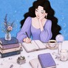 Логотип телеграм канала @itsasharichter — Рихтер печатает... | Lifestyle & books