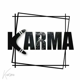 Logo of telegram channel itskaarmaa — | K A R M A |🌗