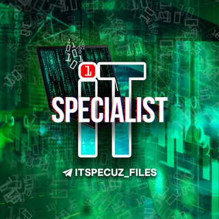 Telegram kanalining logotibi itspecuz_files — IT specialist fayllari