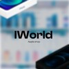 Логотип телеграм канала @iworldnsk — iWorld - Магазин техники Apple