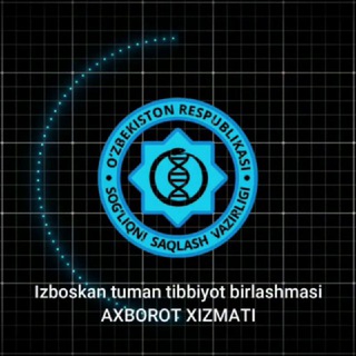 Логотип телеграм канала @izboskan_tibbiyot — ИЗБОСКАН ТТБ МАТБУОТ ХИЗМАТИ