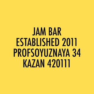 Логотип телеграм канала @jambarkzn — Jam Bar