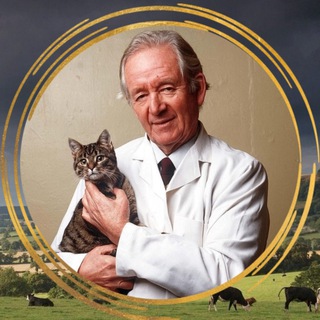 Логотип телеграм канала @jamesharriot_tg — Джеймс Хэрриот, всеми любимый ветеринар