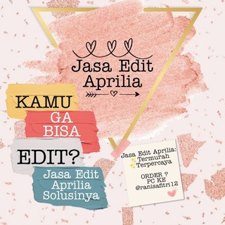 Logo saluran telegram jasaeditapril — JASA EDIT MURMER BY APRILIA❤️