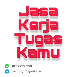 Logo saluran telegram jasakerjatugaskamu — 📝 JASA KERJA TUGAS & JASA TULIS 📝