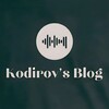 Telegram kanalining logotibi jasurbekqodirov — Kodirov's blog