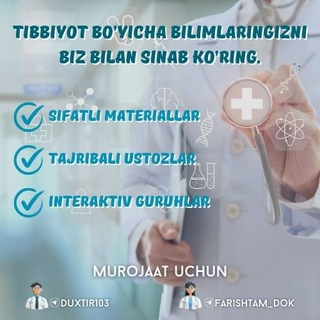 Logo del canale telegramma jchk_toifak - Тоифа учун биз билан илм олинг.