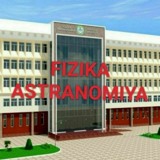 Telegram kanalining logotibi jdpifizikaastranomiya — Fizika va Matematika