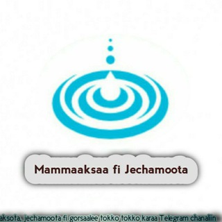 Logo of telegram channel jechama — Mammaaksaa fi Jechamoota.