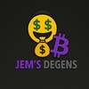 Logo of telegram channel jemsdegens — Jem's Degen Calls ( Take Profit is the key )