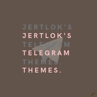 Logotipo do canal de telegrama jertlokthemes - Jertlok's Telegram Themes