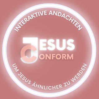 Logo des Telegrammkanals jesusconform - ✝️ JESUSCONFORM: interaktive Andachten 🧎🏽