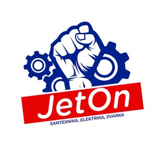 Telegram kanalining logotibi jeton_uz — JetOn Santexnika, Elektrika va Svarka ishlari