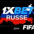 Logo de la chaîne télégraphique jeuxfifa - 1XBET RUSSE FIFA 🔴🔥