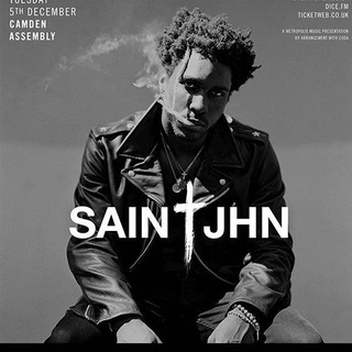 Логотип телеграм канала @jhn_saint — Saint JHN music