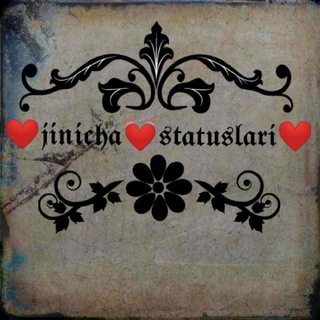 Telegram kanalining logotibi jinicha_statuslari — ❤➙𝖏𝖎𝖓𝖎𝖈𝖍𝖆💓𝖘𝖙𝖆𝖙𝖚𝖘𝖑𝖆𝖗𝖎❤|UYDA QOLING!!