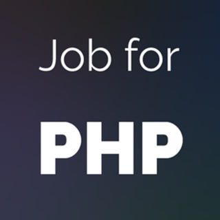 Логотип телеграм канала @jobforphp — Job for PHP