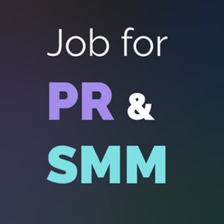 Логотип телеграм канала @jobforpr — Job for PR и SMM