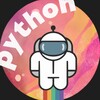 Логотип телеграм канала @jobrocket_python — Python Jobs 🚀 джоброкет