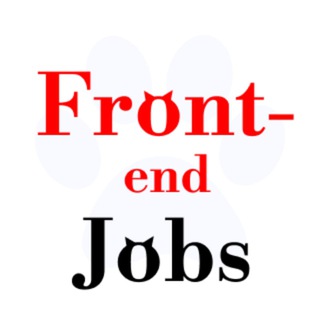 Логотип телеграм канала @jobs_for_frontend — Jobs for Front-end dev