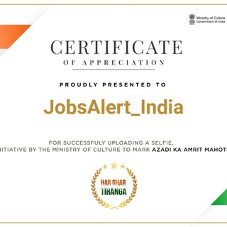 Logo saluran telegram jobsalert_india — Jobs Alert - India
