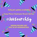 Logo saluran telegram jobsearchsg — JobsearchSG 🤑