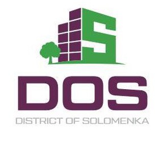 Логотип телеграм -каналу joindos — District of Solomenka *(DOS)* 🏠😀💲