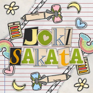 Logo saluran telegram jokisakata — Joki Sakata - OPEN!!