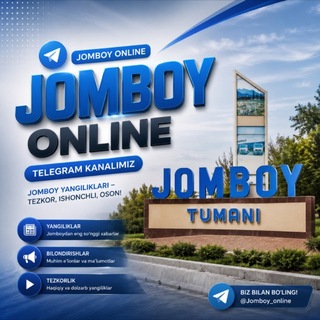 Telegram kanalining logotibi jomboy_online — Jomboy online | Расмий канал
