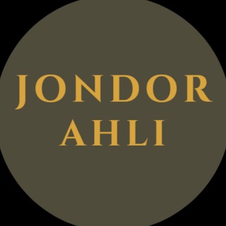 Telegram channel Jondor ahli | Жондор ахли logo