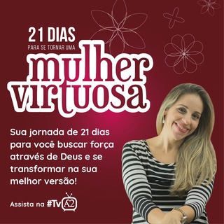Telegram channel Mulher Virtuosa com Marcia de Darrell logo