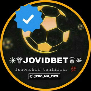 Telegram kanalining logotibi jovid_bet — ✵♕ 𝗝𝗢𝗩𝗜𝗗𝗕𝗘𝗧 ♕✵