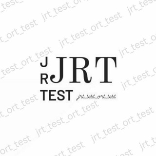 Logo saluran telegram jrt_test_ort_test — ЖРТ | ОРТ тест