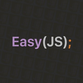 Логотип телеграм канала @js_is_easy — Easy JS