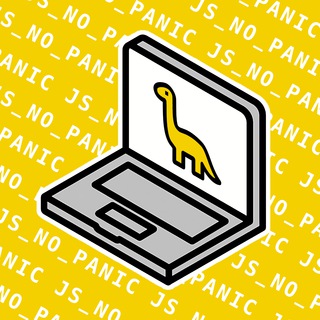Логотип телеграм канала @js_no_panic — JS_No_Panic
