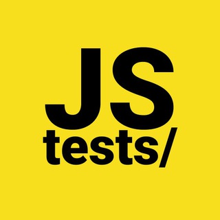 Логотип телеграм канала @js_tests — JavaScript tests