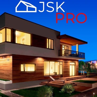 Логотип телеграм канала @jskpro — JSKPRO проектирование домов и дизайн интерьера
