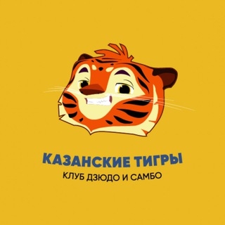 Логотип телеграм канала @judo_kazan_club — Клуб дзюдо и самбо «Казанские тигры»